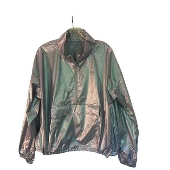 Under Armour Jackets & Blazers - Under Armour NWT Women’s Metallic Lavender Windbreaker popover